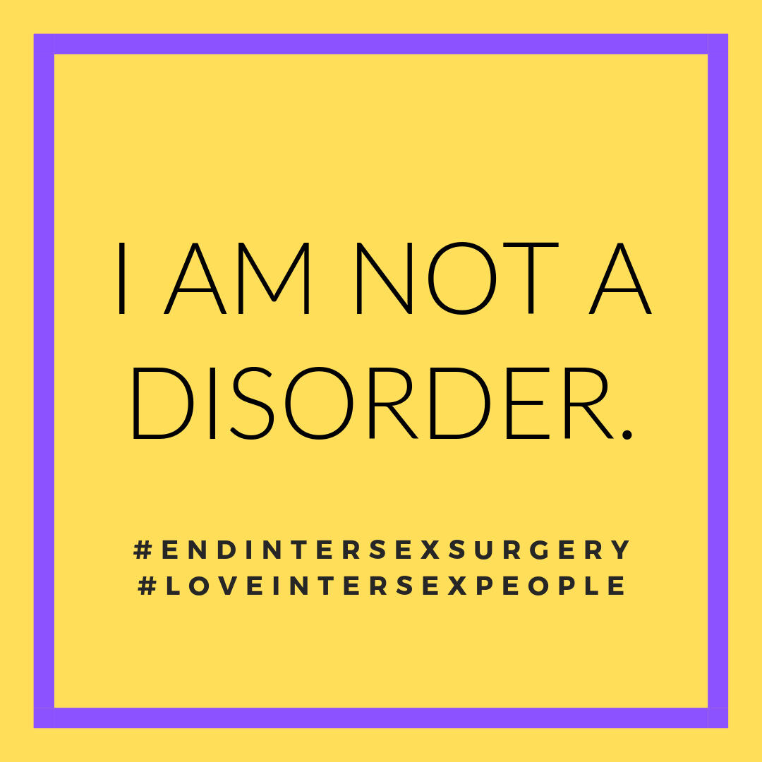 photo that says I am not a disorder